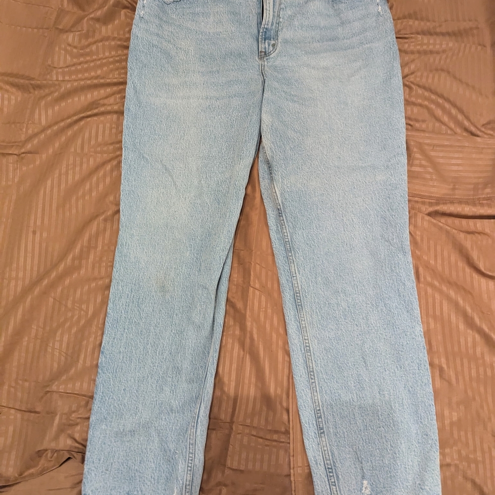 Abercrombie & Fitch Classic Blue Straight Leg Jeans